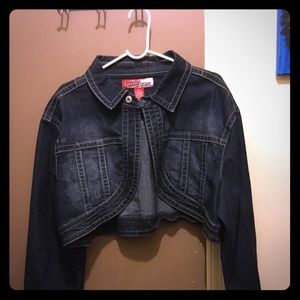 Dark Blue, denim jacket